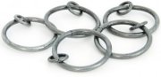 Pewter Curtain Rings